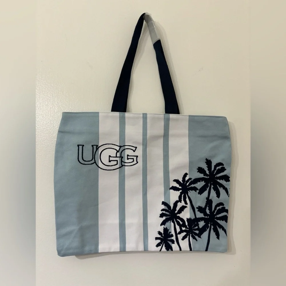 New Ugg blue and white tote - Picture 2 of 5